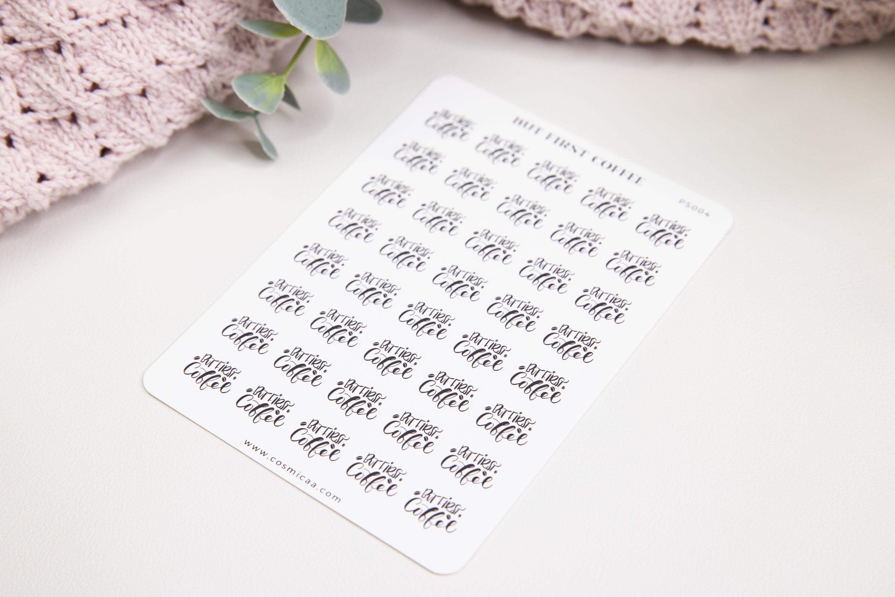 But First Coffee - Planner Stickers