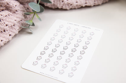 Cupcake / Muffins - Planner Stickers