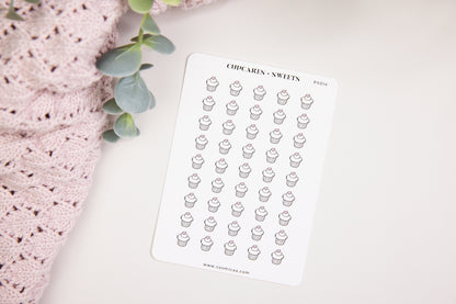 Cupcake / Muffins - Planner Stickers