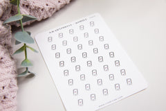 Smartphone / Mobile - Planner Stickers