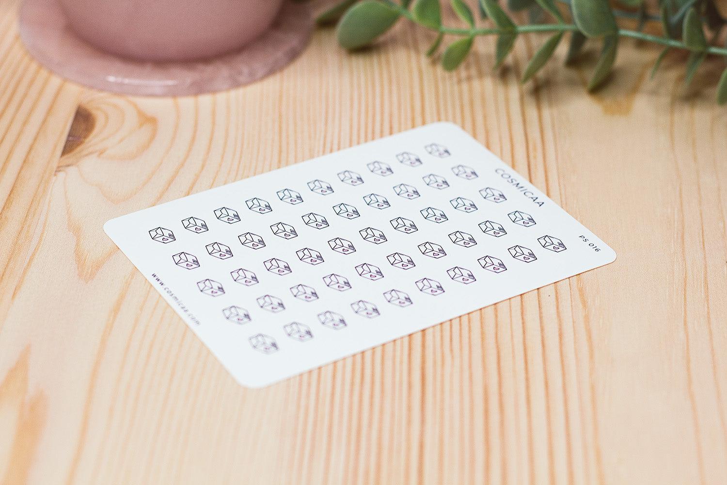 Package / parcel - Planner stickers [New format] - Cosmicaa