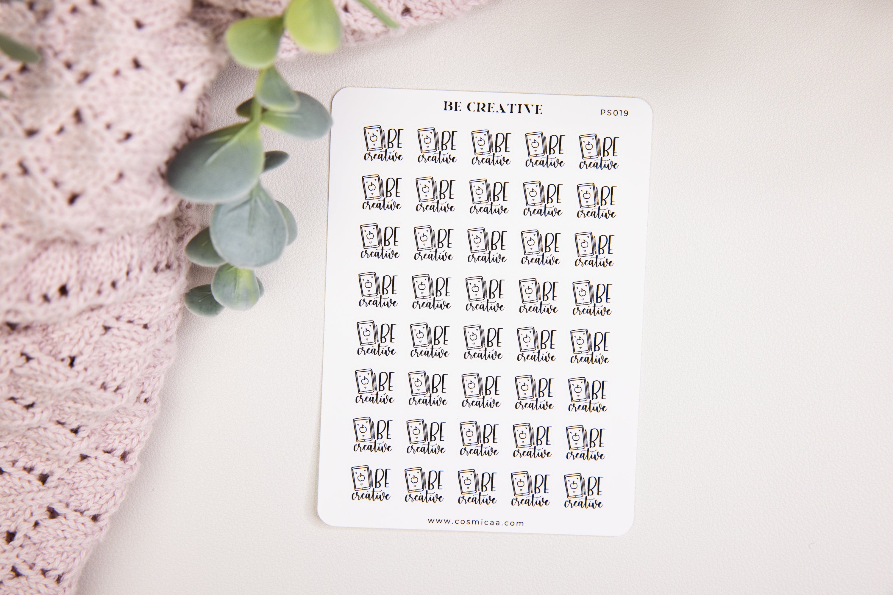 Be Creative  - Planner Stickers
