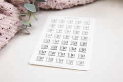 Be Creative  - Planner Stickers