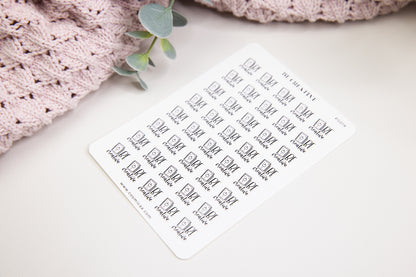 Be Creative  - Planner Stickers