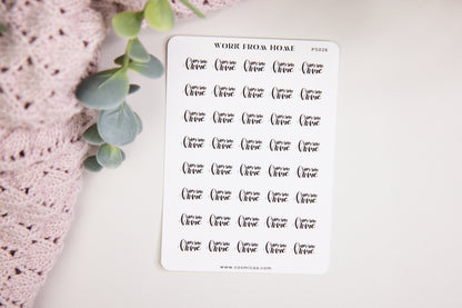 Work From Home - Planner Stickers