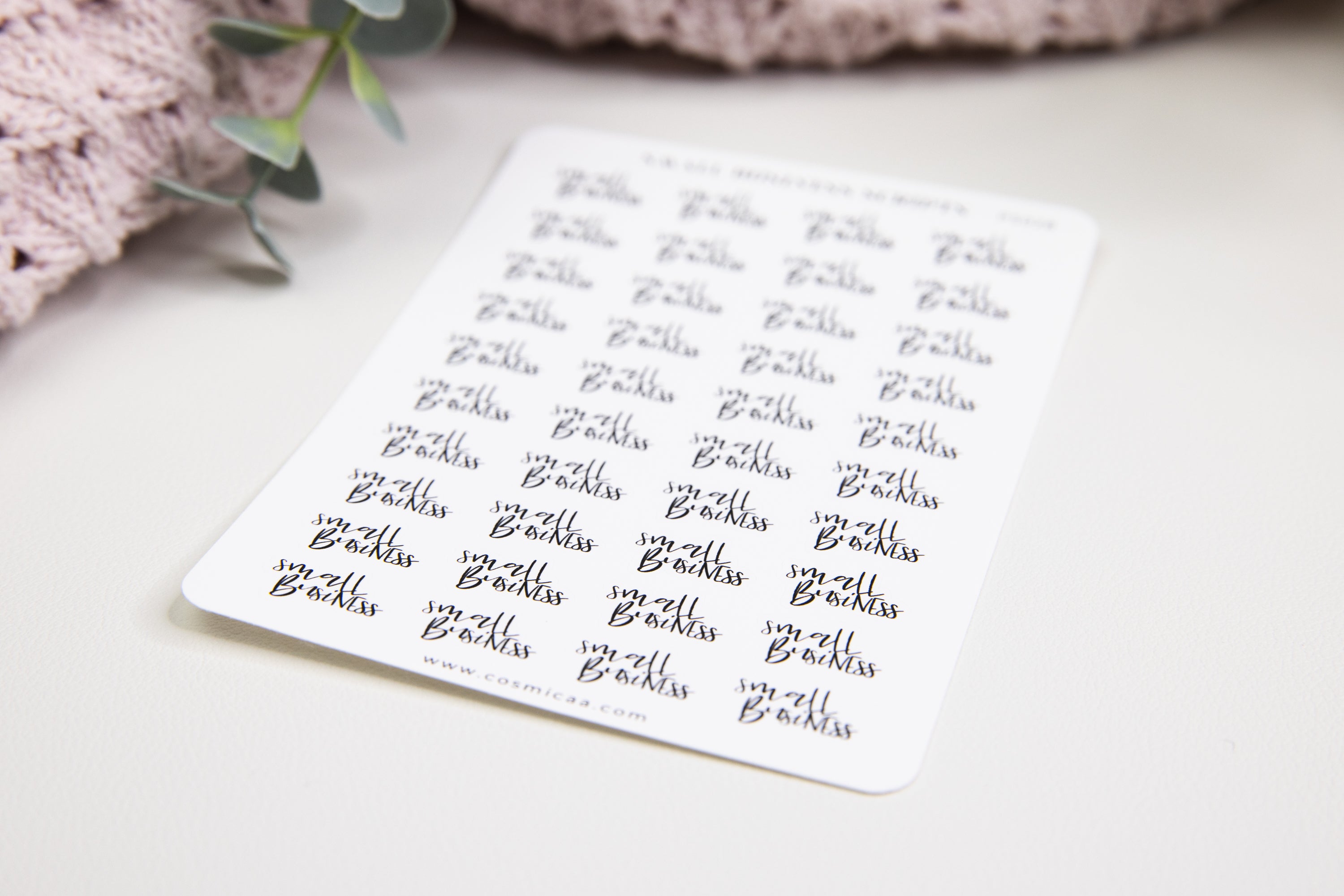 Small Business Scripts  - Planner Stickers
