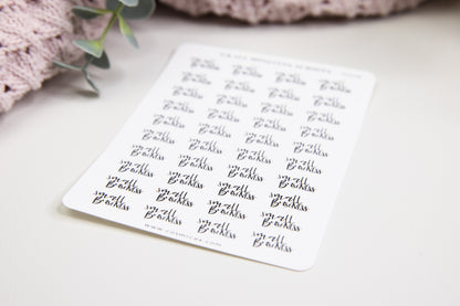 Small Business Scripts  - Planner Stickers