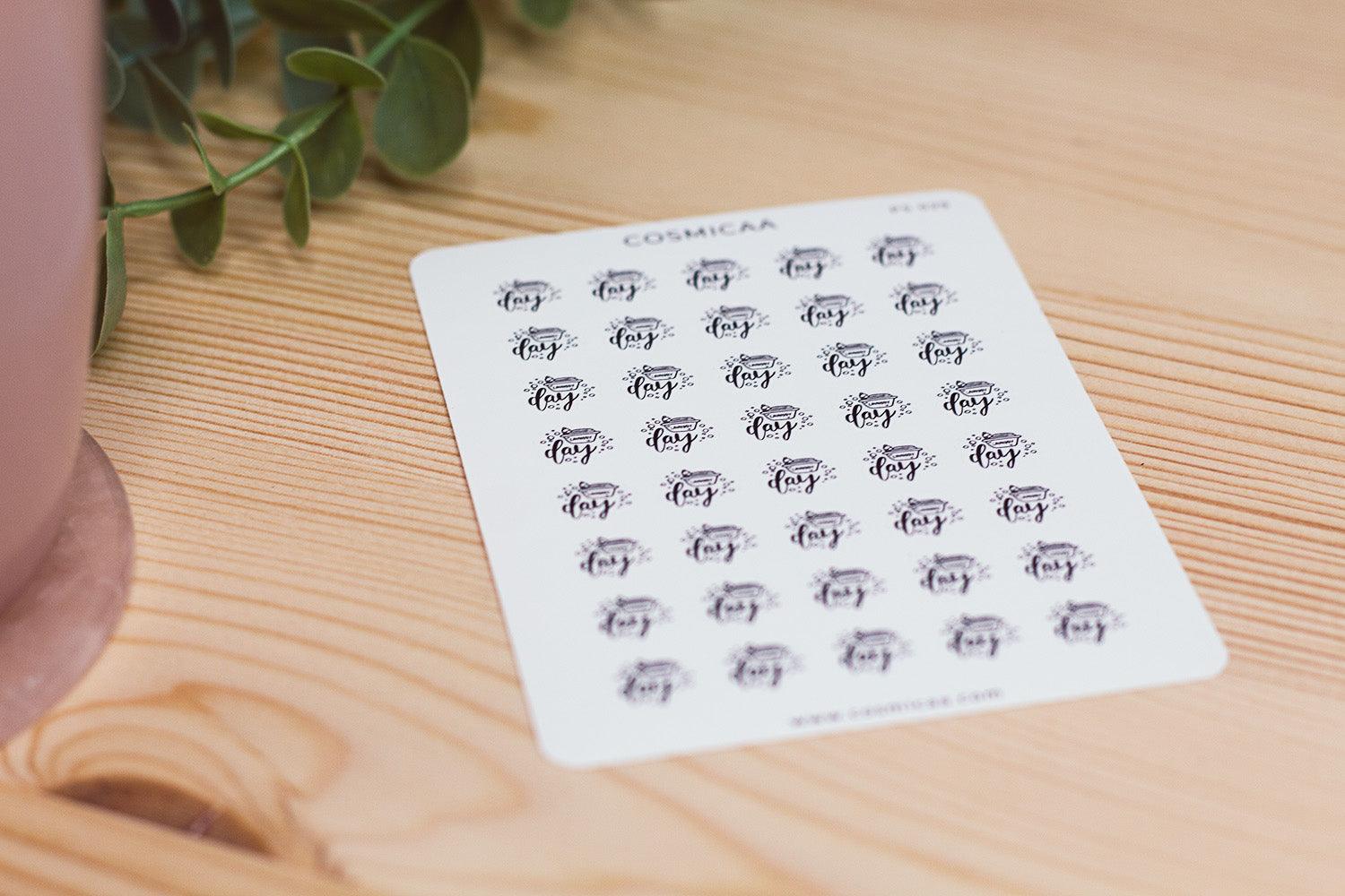 Laundry Day - Planner stickers - Cosmicaa