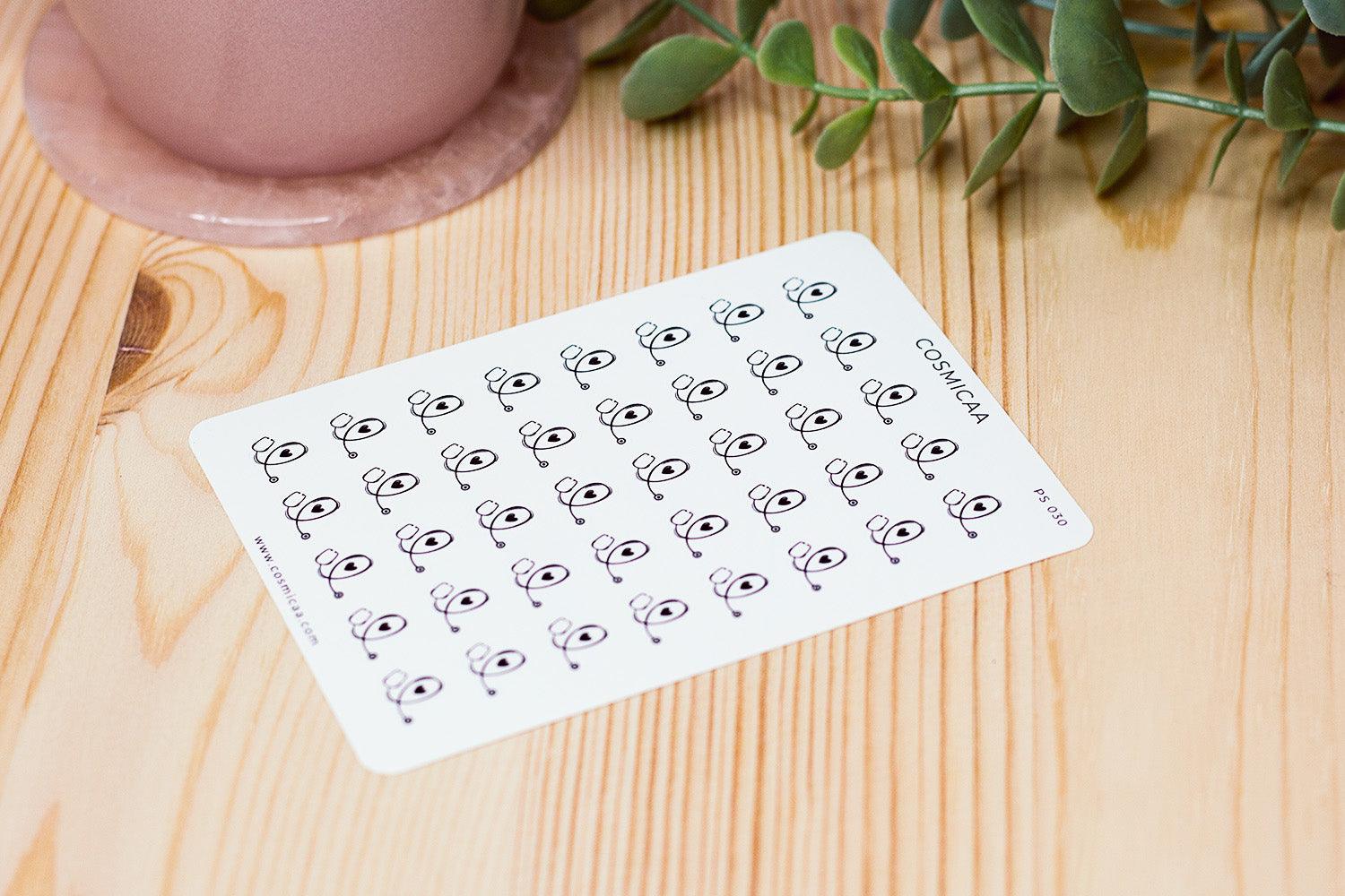 Stethoscope - Planner stickers - Cosmicaa