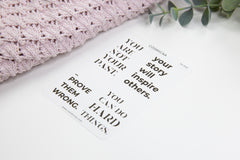 Positive Affirmations - Planner stickers