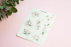 Pink Roses - Planner Stickers - Cosmicaa