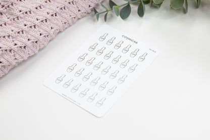 Nail Polish - Planner stickers