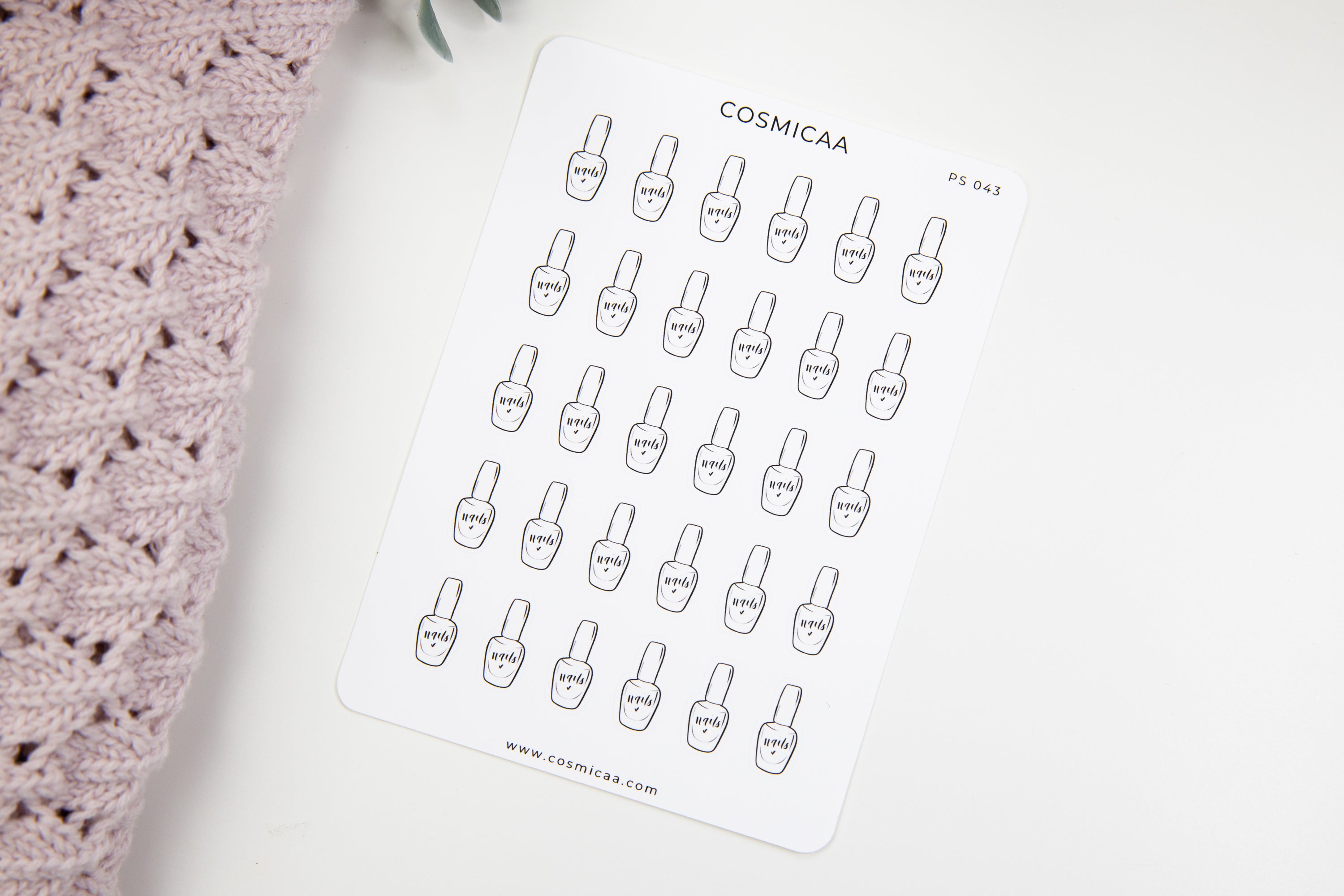 Nail Polish - Planner stickers