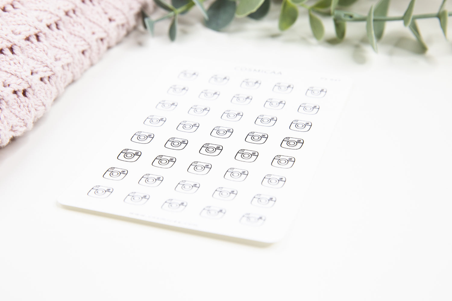 Social Media Icons - Planner stickers