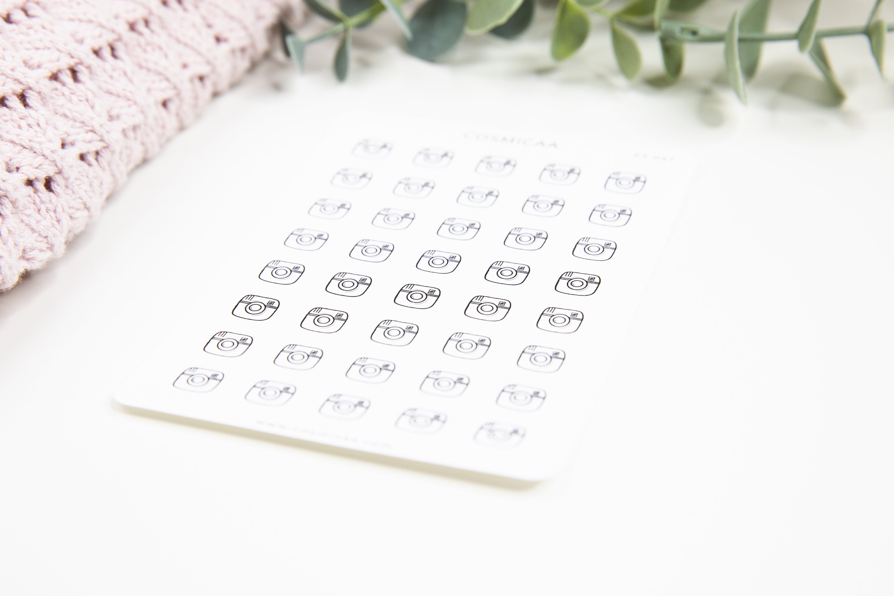 Social Media Icons - Planner stickers