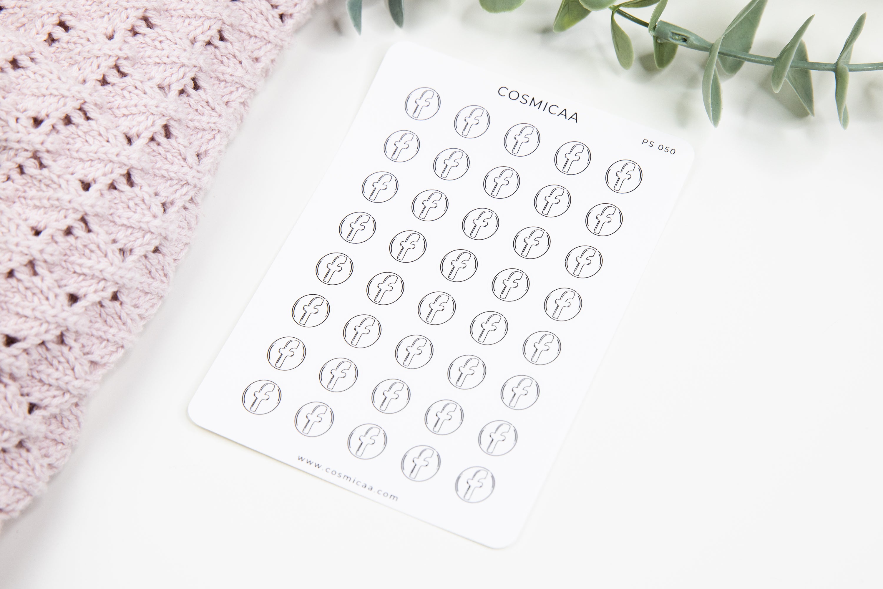 Social Media Icons - Planner stickers