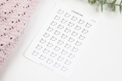 Social Media Icons - Planner stickers