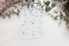 Pastel Butterflies - Planner stickers