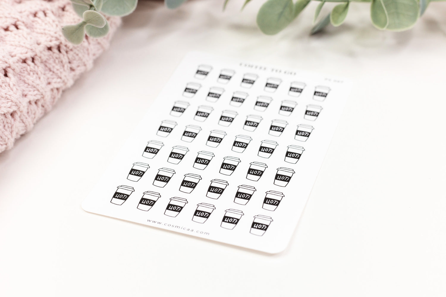 Coffee To Go - Planner stickers