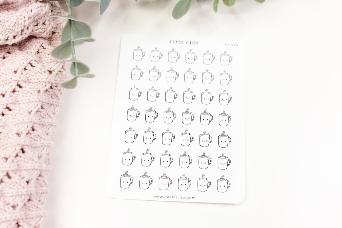 Cute Cup - Planner stickers