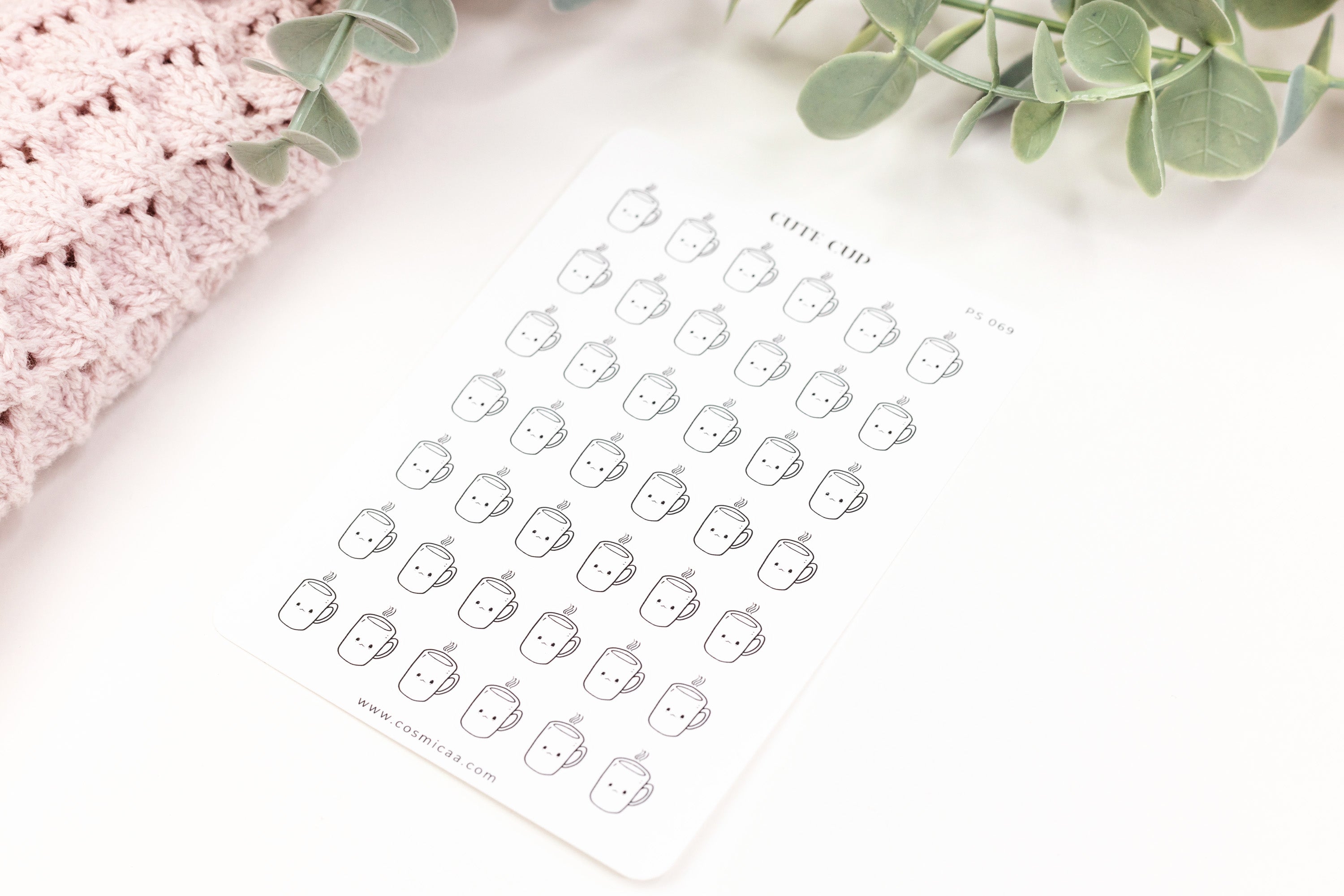 Cute Cup - Planner stickers