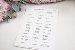 Obscure & Wacky Holidays - Planner Stickers